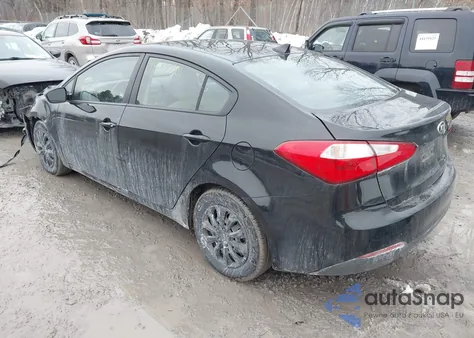 2016 Kia Forte Lx из США, поврежденный, VIN KNAFK4A62G5542368